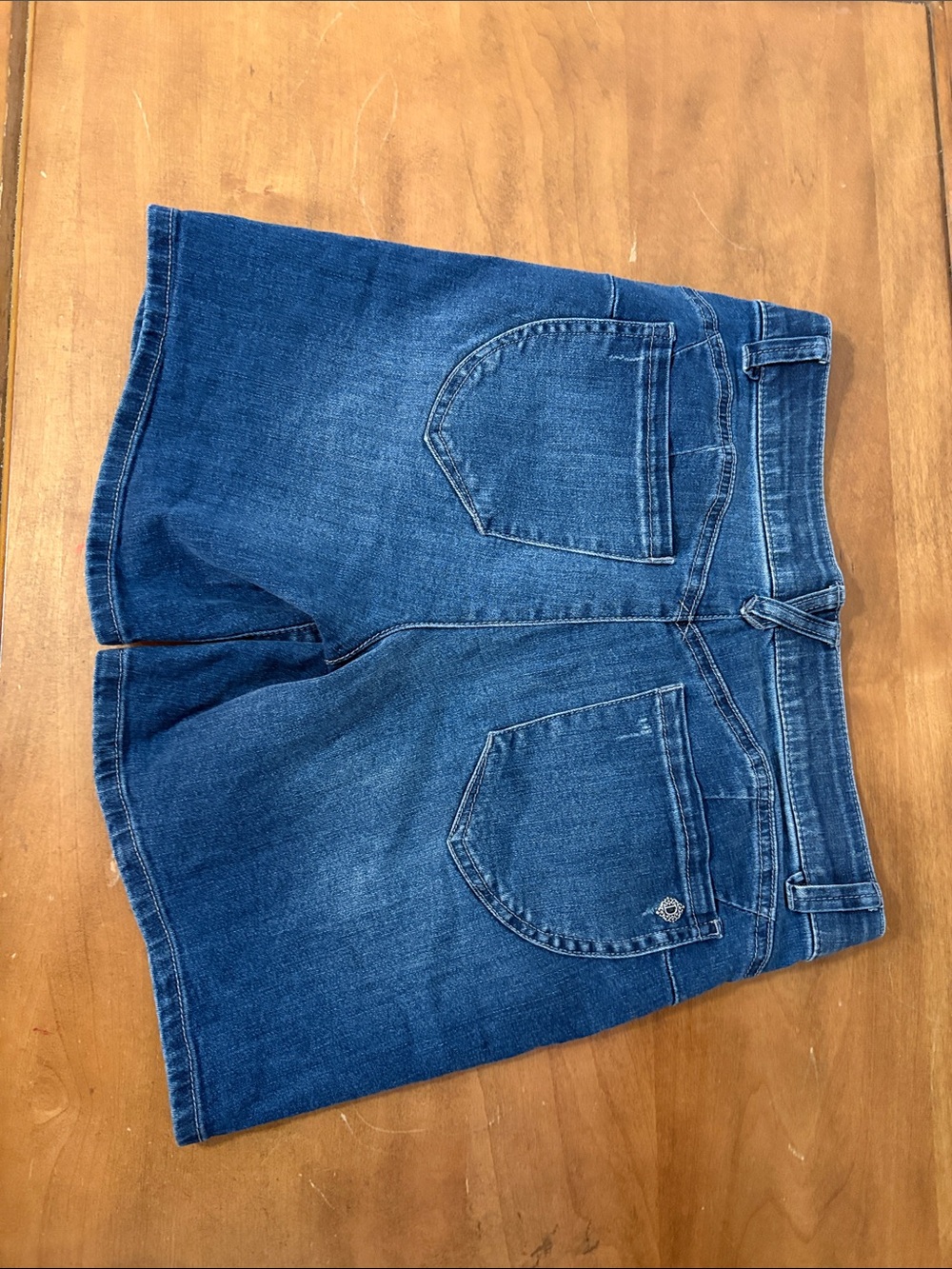 Democracy AbTechnology Denim Bermuda Shorts Size 6 - Picture 10 of 11